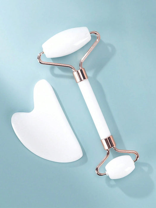 SHEIN Set de 2 piezas Juego de herramientas de masaje facial - Quierox - Tienda Online