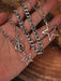 SHEIN Set de 3 cadenas de acero inoxidable con colgante de estrella para hombres - Quierox - Tienda Online