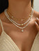 SHEIN Set de 3 collares hechos a mano con cuentas de arroz, perlas falsas - Quierox - Tienda Online