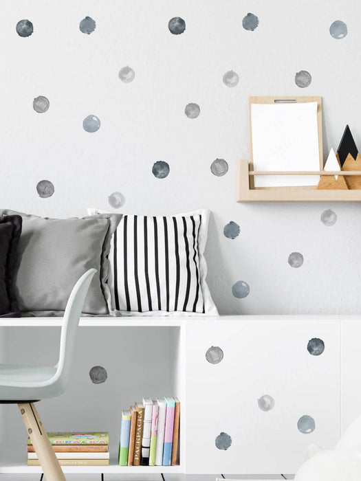 SHEIN Set de 3 pegatinas de pared con estampado de lunares, adhesivo - Quierox - Tienda Online