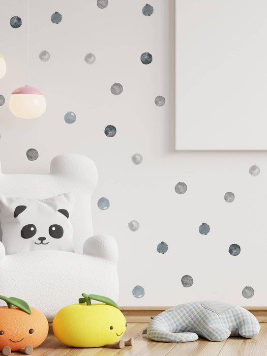 SHEIN Set de 3 pegatinas de pared con estampado de lunares, adhesivo - Quierox - Tienda Online