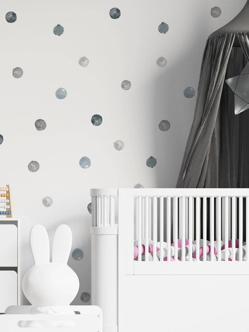 SHEIN Set de 3 pegatinas de pared con estampado de lunares, adhesivo - Quierox - Tienda Online