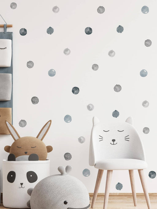 SHEIN Set de 3 pegatinas de pared con estampado de lunares, adhesivo - Quierox - Tienda Online