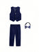 SHEIN Set de 3 piezas de traje de alta gama de unicolor para niños pequeños - Quierox - Tienda Online