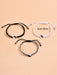 SHEIN Set de 3 pulseras tejidas de moda y versátiles para mujer - Quierox - Tienda Online