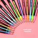 Shein Set de 36 bolígrafos de gel de colores brillantes, apto para todas las edades - Quierox - Tienda Online