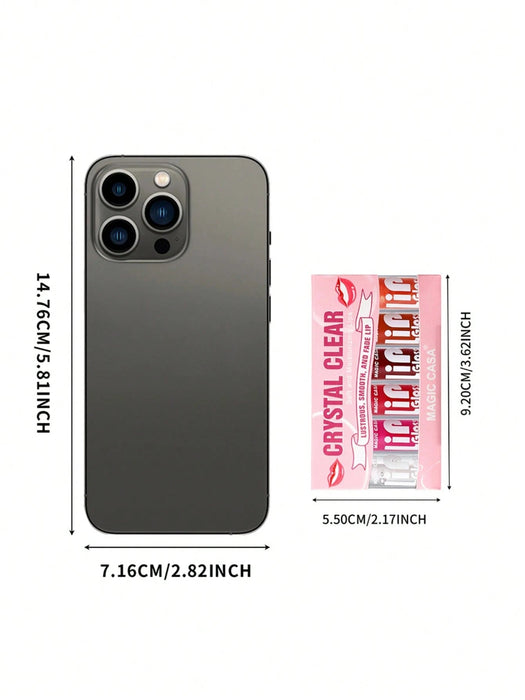 Shein Set de 6 colores de aceite de labios y brillo labial, tinte labial hidratante - Quierox - Tienda Online