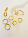 SHEIN Set de 6 piezas de aretes elegantes, aretes de acero inoxidable - Quierox - Tienda Online