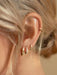 SHEIN Set de 6 piezas de aretes elegantes, aretes de acero inoxidable - Quierox - Tienda Online