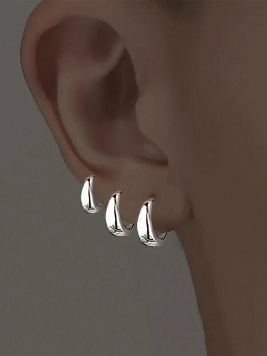 SHEIN Set de 6 piezas de pendientes minimalistas y de moda - Quierox - Tienda Online