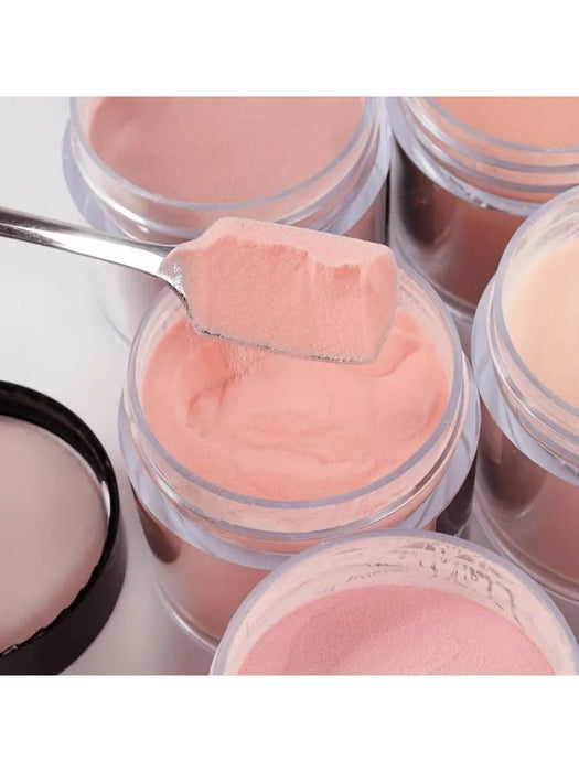 SHEIN Set de 6 piezas de polvo acrílico nude para escultura y extensión de uñas 3D - Quierox - Tienda Online
