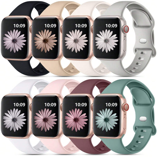 Shein Set de 8 piezas de correas de reloj deportivas tallas de 38mm, 40mm, 41mm - Quierox - Tienda Online