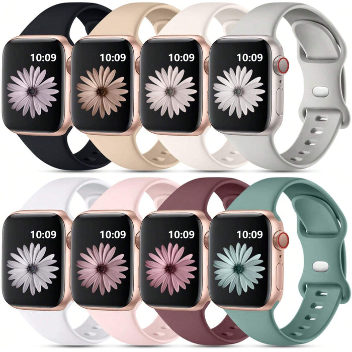 Shein Set de 8 piezas de correas de reloj deportivas tallas de 38mm, 40mm, 41mm - Quierox - Tienda Online