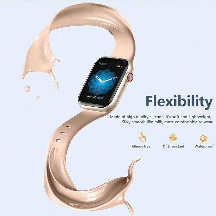 Shein Set de 8 piezas de correas de reloj deportivas tallas de 38mm, 40mm, 41mm - Quierox - Tienda Online