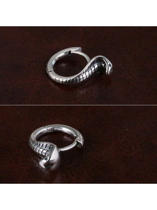 Shein set de pendientes de aro de serpiente de circonita - Quierox - Tienda Online