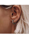 Shein set de pendientes de aro de serpiente de circonita - Quierox - Tienda Online