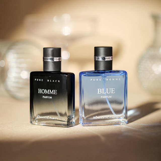 SHEIN set de Perfumes masculino con encanto,fragancia azul océano - Quierox - Tienda Online