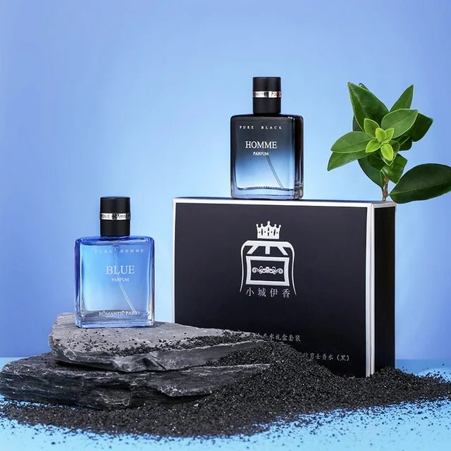 SHEIN set de Perfumes masculino con encanto,fragancia azul océano - Quierox - Tienda Online