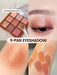 SHEIN SHEGLAM Cinnamon Spice Paleta de sombras de ojos de 9 colores Brillos - Quierox - Tienda Online