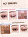 SHEIN SHEGLAM Cinnamon Spice Paleta de sombras de ojos de 9 colores Brillos - Quierox - Tienda Online