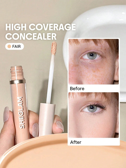 SHEIN SHEGLAM Corrector De Cobertura Total Like Magic De 12 Horas Mate Claro - Quierox - Tienda Online