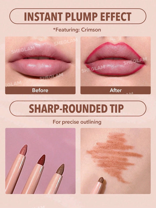 SHEIN SHEGLAM Delineador de labios So Lippy: lápiz delineador de labios mate - Quierox - Tienda Online