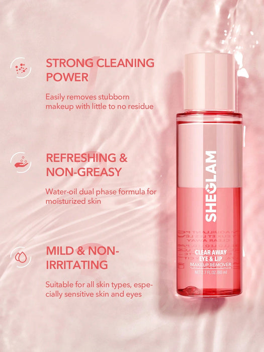 SHEIN SHEGLAM Desmaquillador De Ojos Y Labios Clear Away Desmaquillador - Quierox - Tienda Online