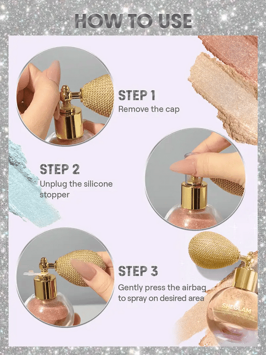 SHEIN SHEGLAM Go Go Glow Bruma iluminadora corporal-Champagne Shimmer - Quierox - Tienda Online