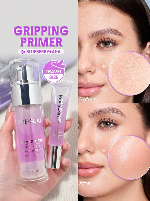 SHEIN SHEGLAM Good Grip Prebase hidratante-Blueberry+AHA-Travel Size - Quierox - Tienda Online