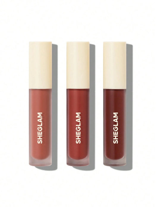 SHEIN SHEGLAM Juego De MiniláPiz Labial LíQuido Matte Allure, Tour Privado - Quierox - Tienda Online