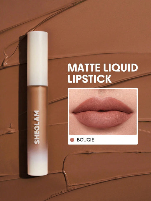 SHEIN SHEGLAM LáPiz Labial LíQuido Matte Allure - LáPiz Labial Bougie De Larga DuracióN - Quierox - Tienda Online