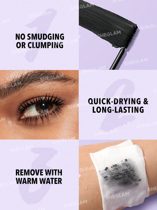 SHEIN SHEGLAM MáScara De PestañAs Lash Besties 2 En 1 Con Cepillo - Quierox - Tienda Online