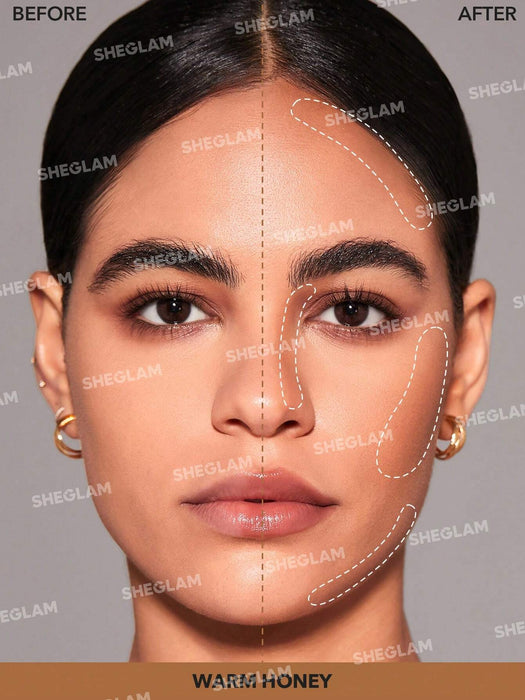 SHEIN SHEGLAM Snatch 'N' Define Stick - Warm Honey Cream Contour Stick Bronceador - Quierox - Tienda Online