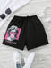 SHEIN Shorts Rectos De Punto Frescos Y Modernos Para Niñas Grandes - Quierox - Tienda Online