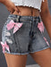 SHEIN shorts vaqueros ajustados estilo casual, vintage Y2K, con aberturas, rasgados - Quierox - Tienda Online
