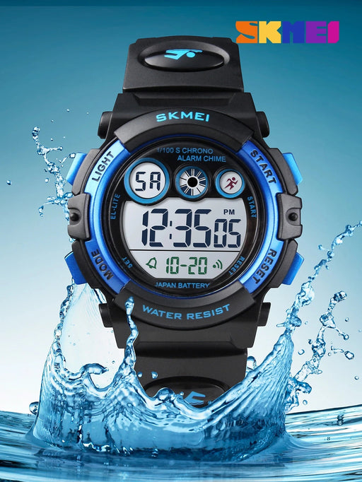 Shein Skmei Niños Reloj electrónico impermeable de puntero redondo fecha - Quierox - Tienda Online