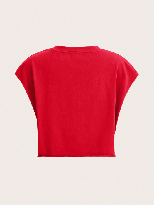 SHEIN Slaydiva Camiseta fina de manga corta con estampado de coche clásico para mujer - Quierox - Tienda Online