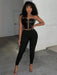 SHEIN Slaydiva Top halter corto con cordones frontales - Quierox - Tienda Online