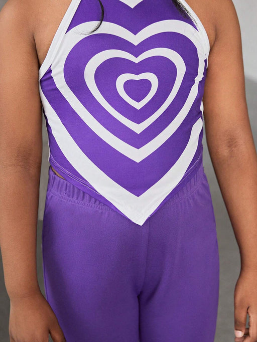 SHEIN SLAYR KIDS Conjunto de camiseta básica informal de punto sin mangas - Quierox - Tienda Online