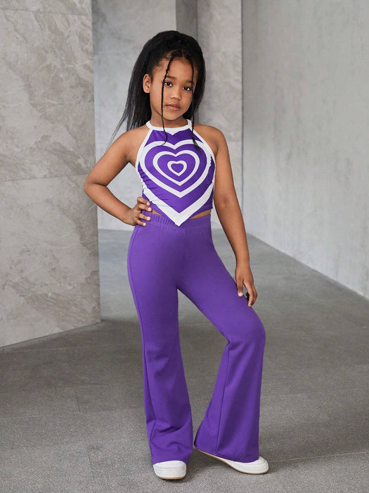 SHEIN SLAYR KIDS Conjunto de camiseta básica informal de punto sin mangas - Quierox - Tienda Online