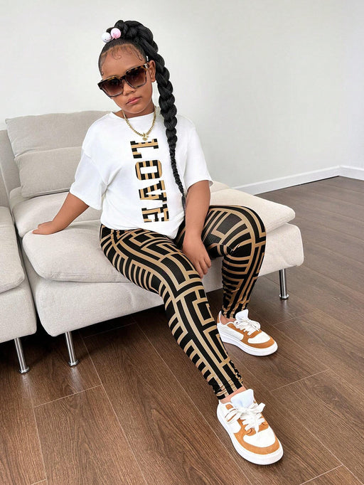 SHEIN SLAYR KIDS Conjunto para niñas preadolescentes, informal - Quierox - Tienda Online