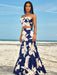 SHEIN SOLERSUN Conjunto de top bandeau fruncido con detalle retorcido en el lateral y falda con volantes y abertura en el muslo - Quierox - Tienda Online