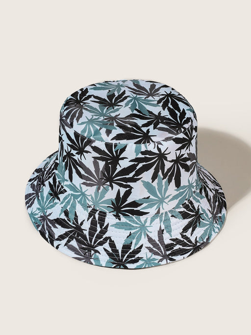 Shein Sombrero de pescador con estampado de hojas - Quierox - Tienda Online