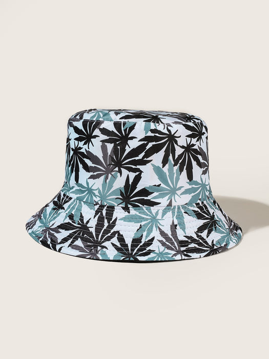 Shein Sombrero de pescador con estampado de hojas - Quierox - Tienda Online