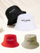 Shein sombrero tipo cubo unisex con estampado de letras Milano - Quierox - Tienda Online