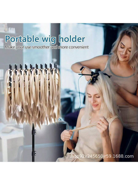 SHEIN Soporte ajustable en altura para trenzar, soporte independiente para peluca - Quierox - Tienda Online