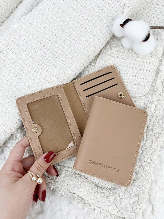 SHEIN SOUTHLAND&KANGAROO Monedero de bolsillo de color caqui - Quierox - Tienda Online