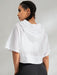 SHEIN Sport Camiseta deportiva con capucha y cordón ajustable de manga murciélago sin sujetador para gimnasio - Quierox - Tienda Online