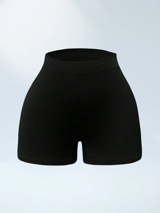 SHEIN Sport Pantalones cortos deportivos de cintura alta sin costuras Seamluxe - Quierox - Tienda Online