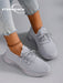 SHEIN STEPREACH Zapatillas deportivas casuales para mujer de otoño/invierno, transpirables, cómodas, ligeras, con cordones - Quierox - Tienda Online